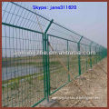 factory supply high quality PVC coating border fence with posts/PVC Coated Euro Fence/Electro galvanized welded wire mesh fence